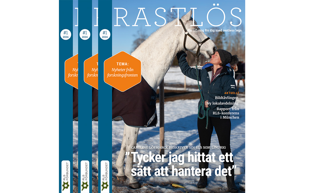 Tre tidningar av medlemstidningen Rastlös